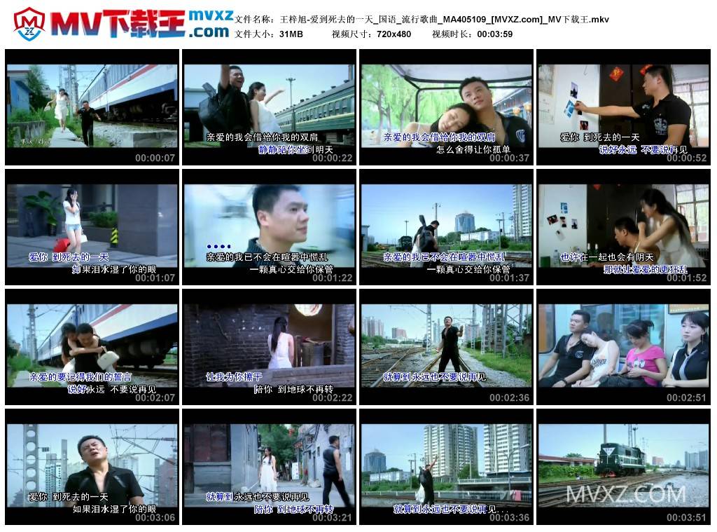 王梓旭-爱到死去的一天_国语_流行歌曲_MA405109